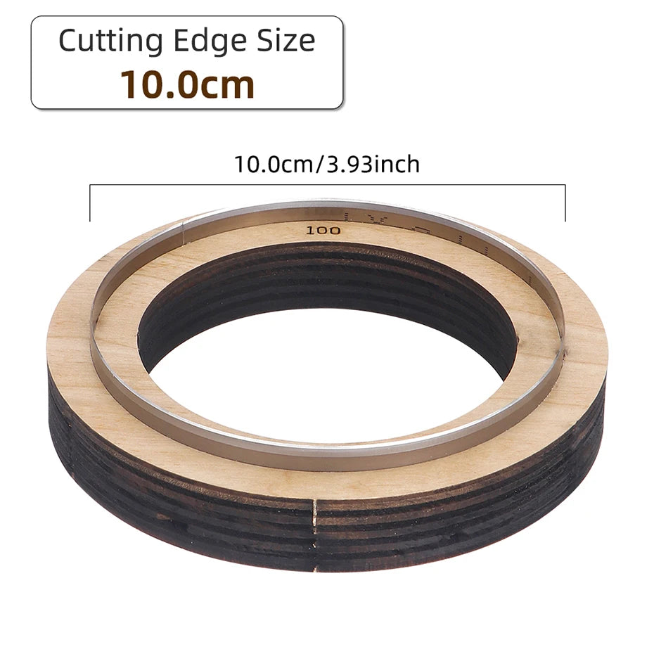 QJH Big Size Hollow Round Hole Punch, High Carbon Steel Round Leather Cutting Dies for DIY Leather Crafts (5 6 7 8 9 10 11 12cm)