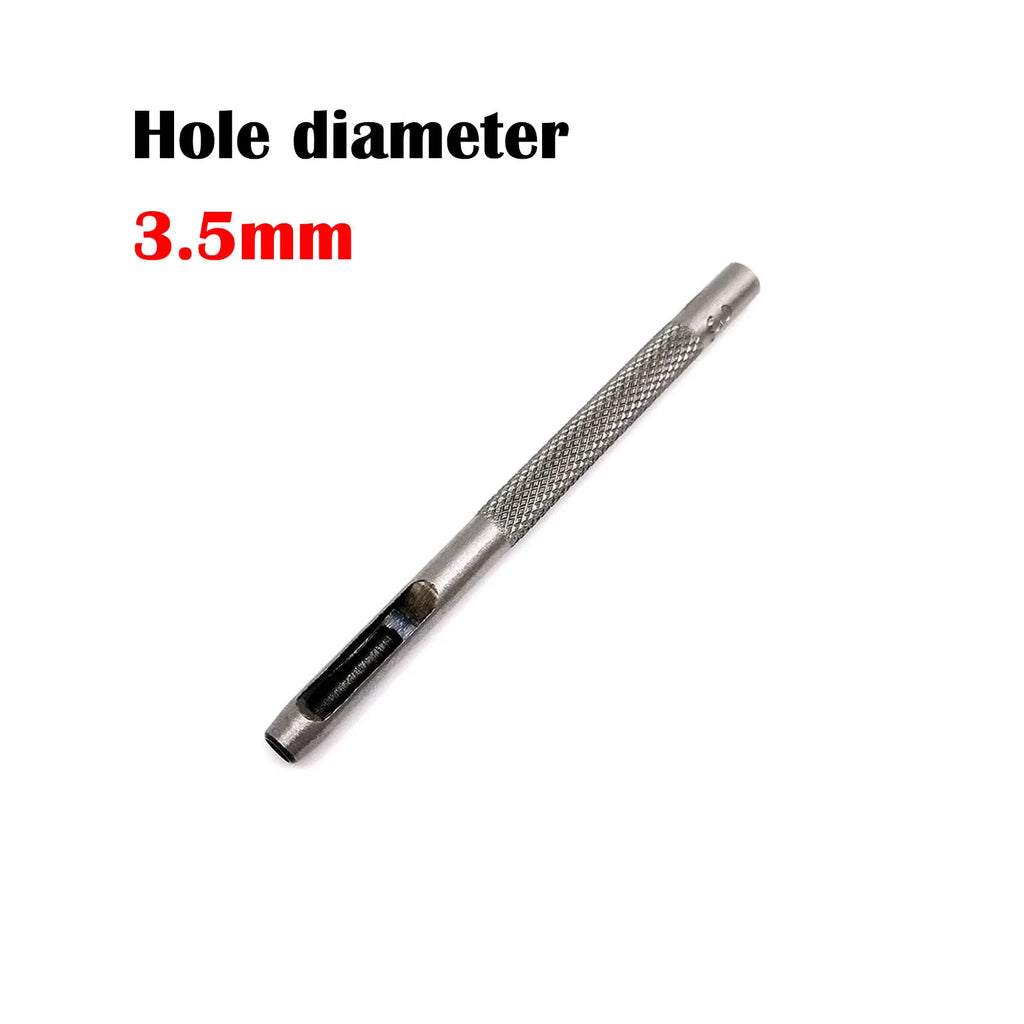 High Quality Steel 1mm 2mm 3mm 4mm 5mm 6mm 8mm to 20mm Round Hole Punch Tool Hollow Cutter for Leather Craft Belt Bag Clothing