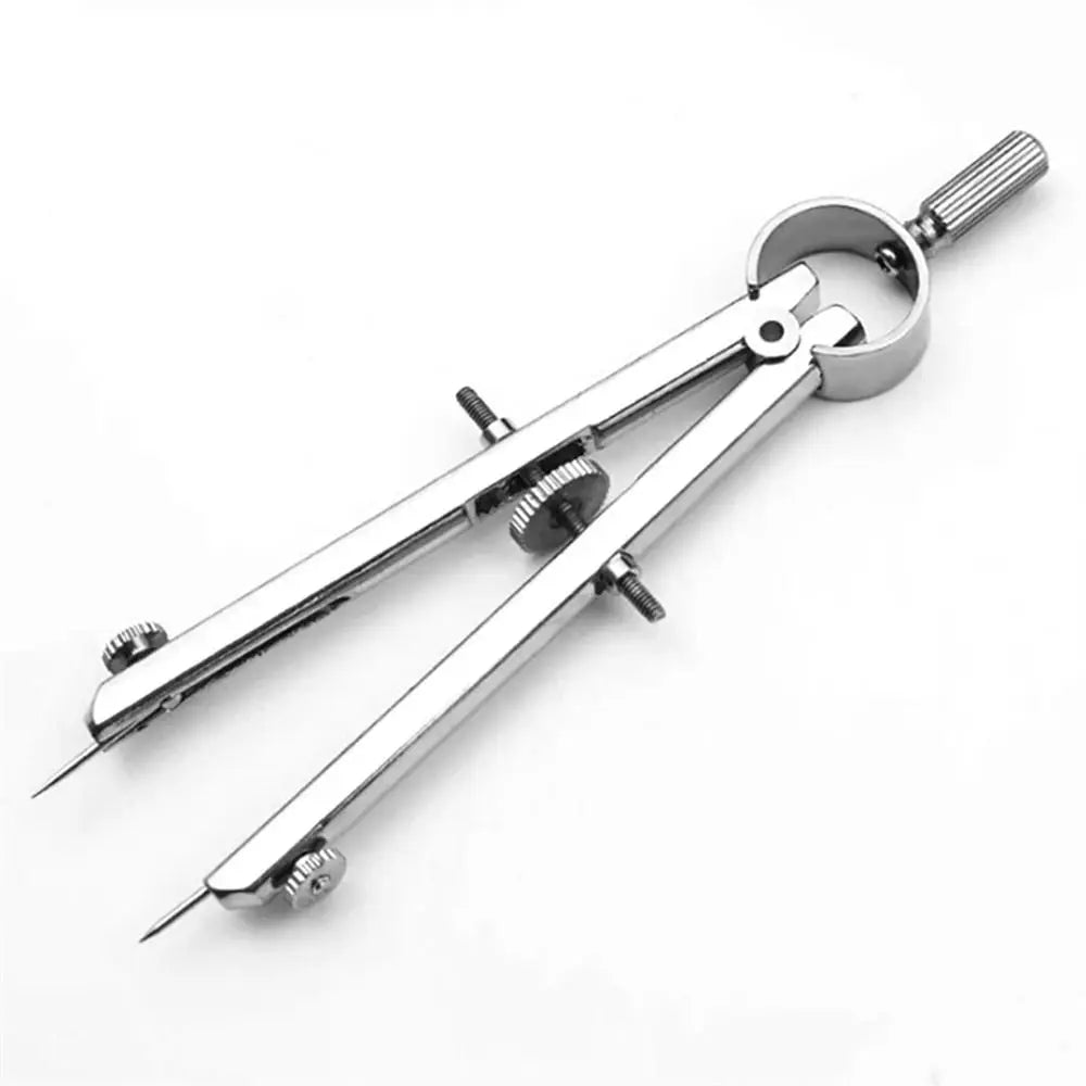 Stationery Geometry Drawing Tool Bow Divider with Lock Geometry Scribe Gauge Spring Compasses Math Compass Compass Protractor