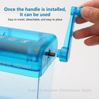 Portable Mini Hand Shredder for A4 Paper Document Paper Cutout Tool Home Office Use for Receipts And Bills