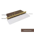 Side insertion Loose leaf book board Metal binder 6 holes Clip File Folder shell Notebook Ring Binder buckle Planner Agenda