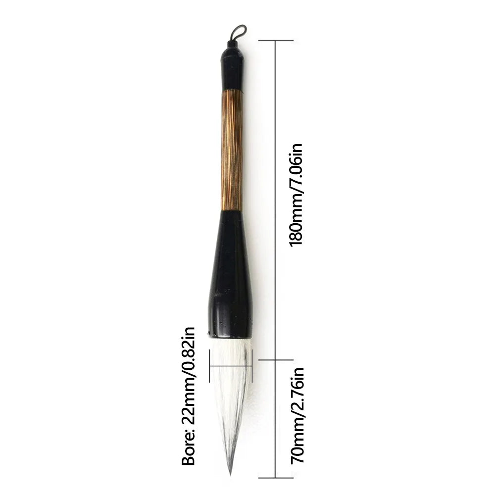 Rhapis Humilis Pole Calligraphy Brush Large Size Wolf Hair Chinese Painting Pen Spring Couplets Writing Wolf/Wool/Bear Hair