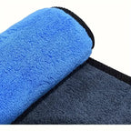 1-5 pcs Microfiber Car Washing Towel Soft Quick Drying Windows Mirrors Wiping Rags Home Double Layer Cleaning Cloths 500GSM