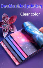 50pcs Creative Square Star Sky Constellations Origami Paper Kid DIY Handmade Double-sided Coloring Fold Craft Paper Art Gift