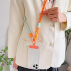 1Pc Long Mobile Phone Strap Portable Crossbody Strap Phone Case Universal With Phone Strap Connection Lanyard ﻿