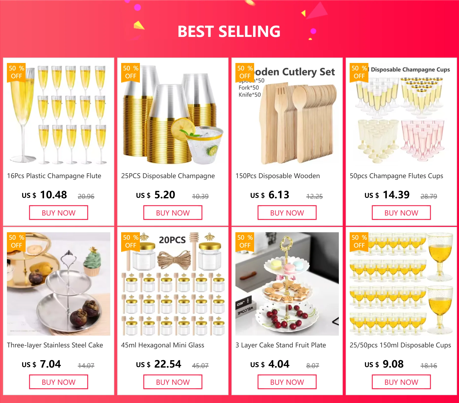 100pcs 5oz Disposable Cups Sparkling Champagne Bar Cups Plastic Champagne Flutes Clear Toasting Glasses for Weddings Party