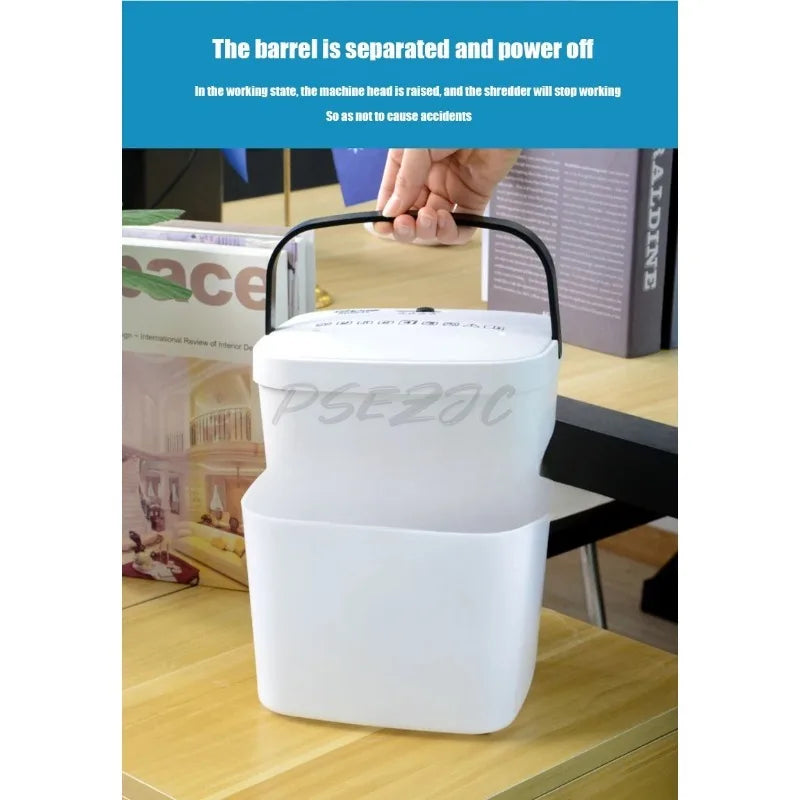 Small Electric Office Automatic Confidential Shredder for Household and Confidential Documents Shredder
