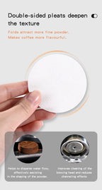 KACACAO Coffee Filter Paper Espresso Paper Filters 51/53/58mm 100pcs Puck Screen For Delonghi Breville Portafilter Machine Tools