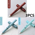 High-Quality Calligraphy Fountain Pen Luxury Ink Cartridge Writing Office School Supplies for Students