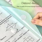 A4 PP File Bag, 3-hole D-ring Binder, Waterproof, Suitable for School, Office, Conference Supplies, Storage and Organization.