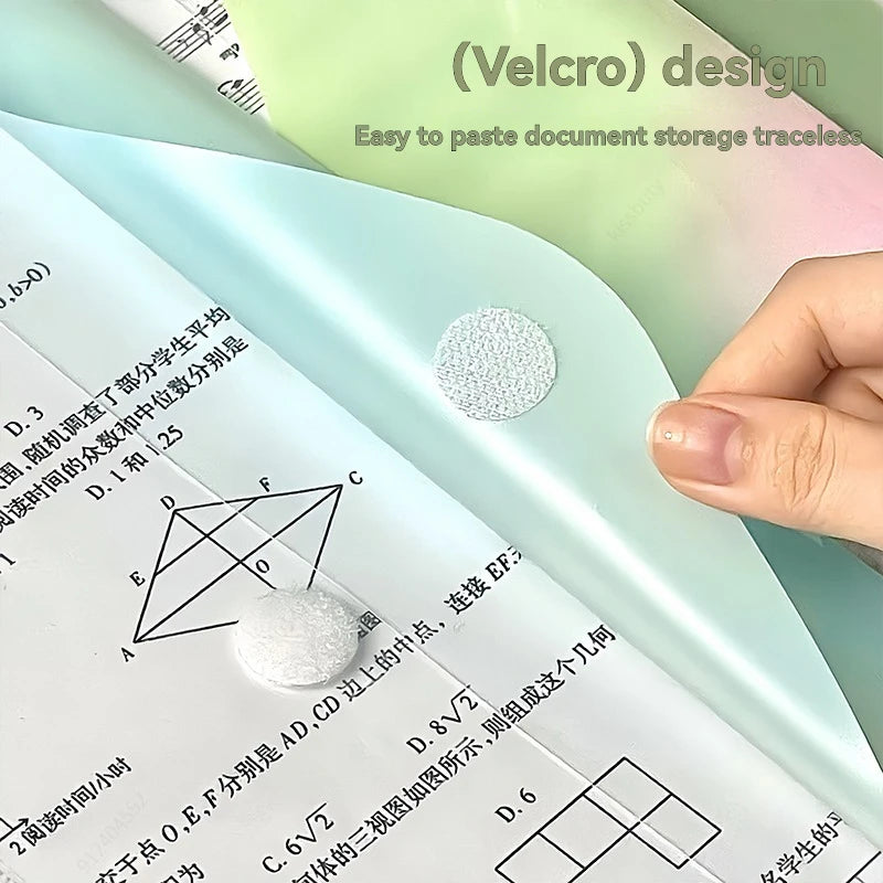 A4 PP File Bag, 3-hole D-ring Binder, Waterproof, Suitable for School, Office, Conference Supplies, Storage and Organization.