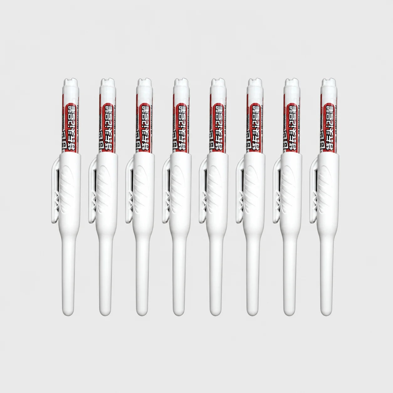 1-6Pcs 45mm Waterproof Long Head Nib Deep Hole Markers Pen Tile Carpenter Pen Multi-purpose for Woodworking Black/Blue/Red Ink