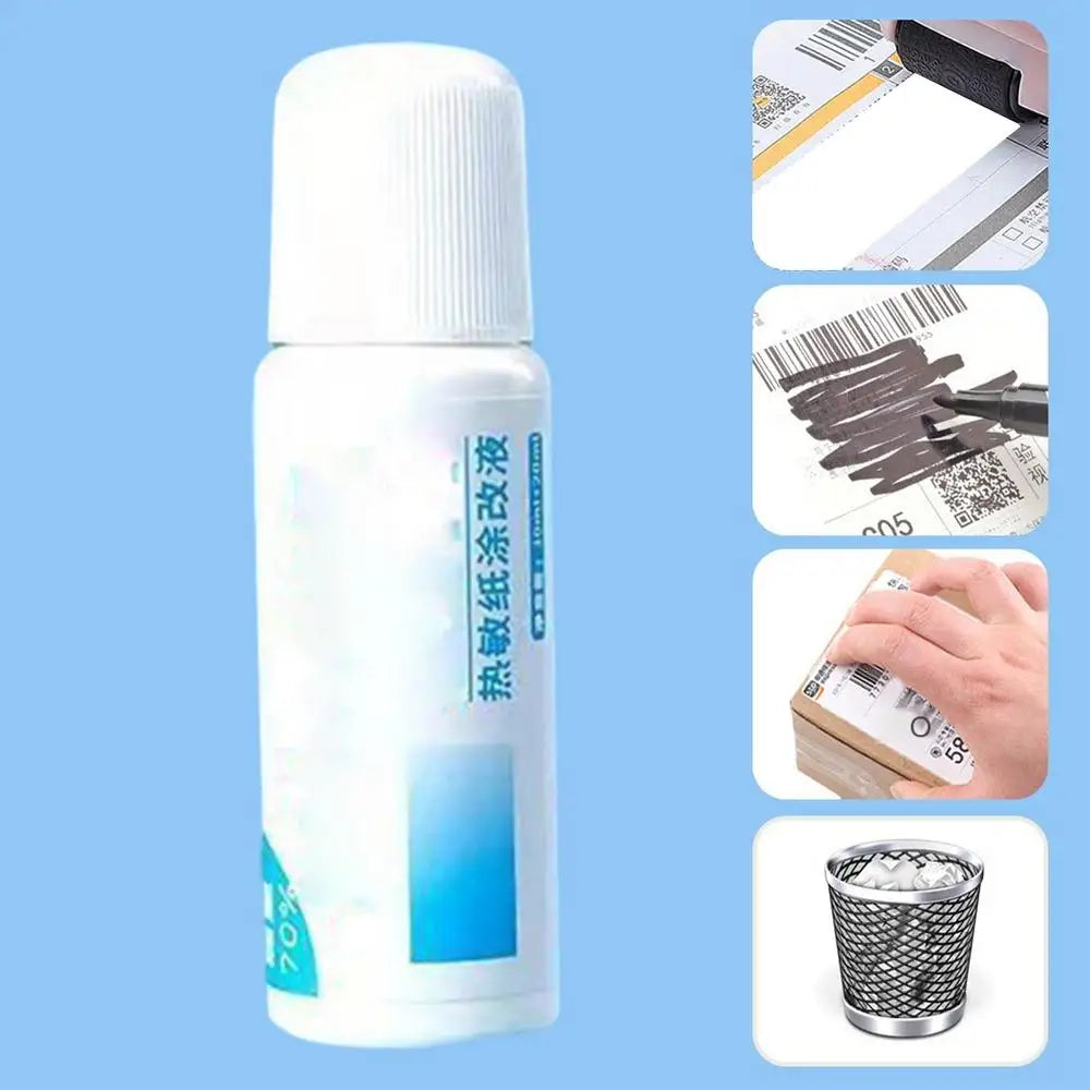 Privacy Protection Roller Privacy Protection Portable Thermal Paper Data Fluid Roller Stamper Correction Fluid Security Stamp