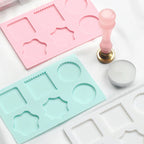 Wax Seal Stamp Silicone Mold Pad Multiple Sizes Sealing Wax Mould Mats Sealing Fix Shapes Envelope Invitation DIY Scrapbook Tool