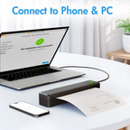 Portable Printers Wireless Inkless Thermal A4 Label Maker US Letter/A4/A5/B5 Android iOS Phone & Laptop For Travel Office School