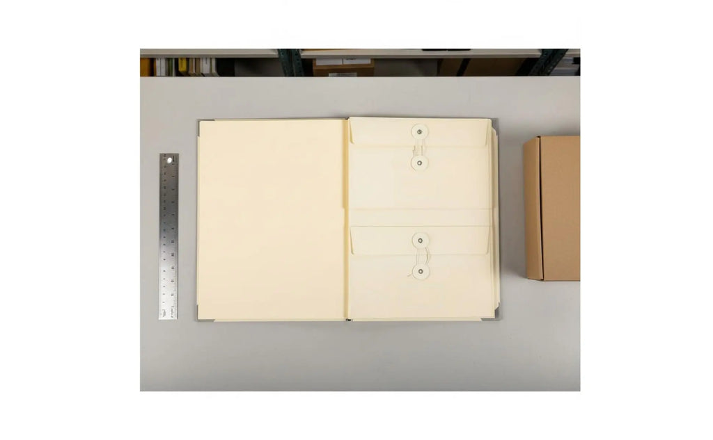 Manila Pocket Binder Multiple Pockets Expanding File Folder Expanding Document Organizer Easy to Organize Office Storage