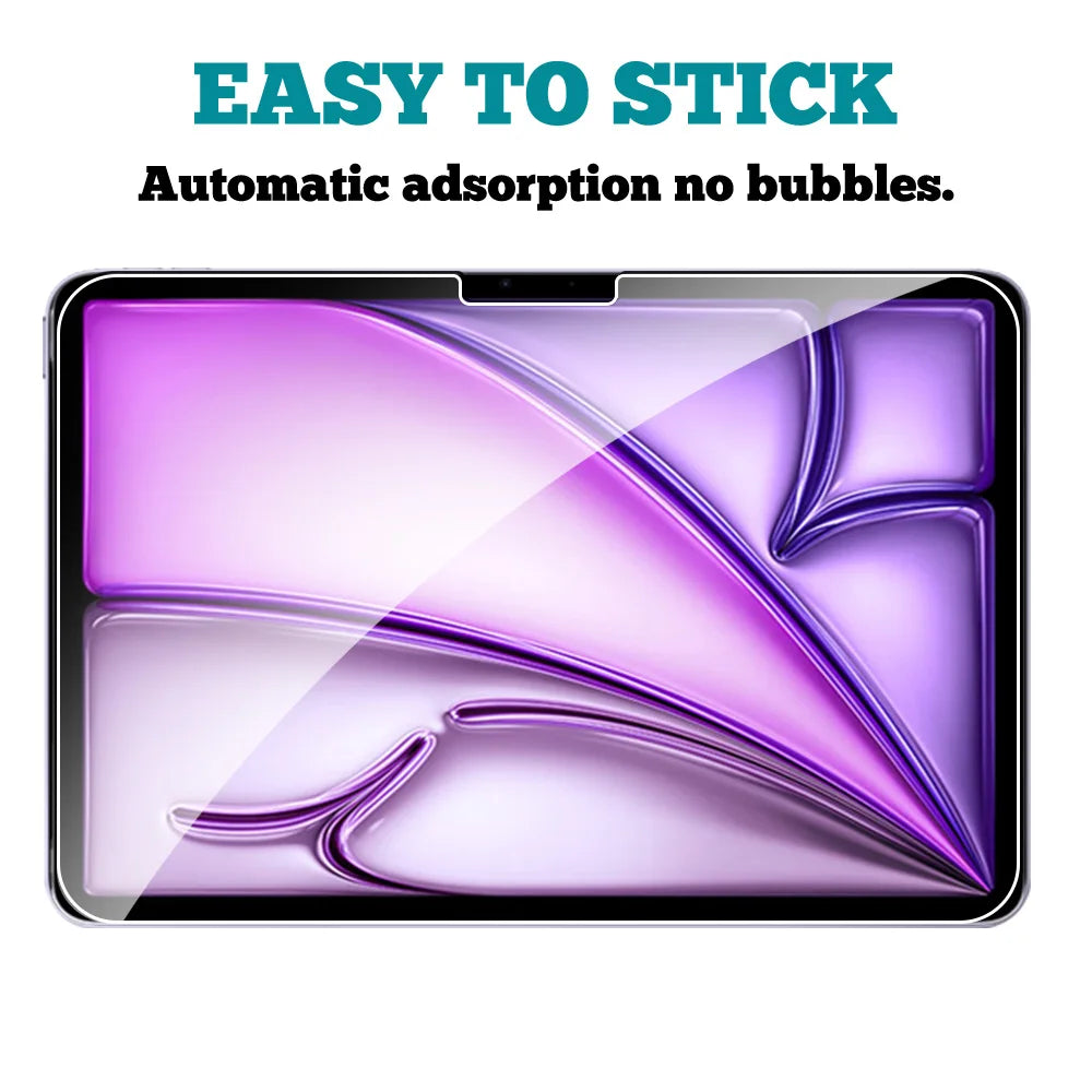 2Pcs Tempered Glass Screen Protector For ipad Pro Air 13 11 2024 M4 M2 Air 5 4 Pro 12.9 11 M3 M5 2025 2026 Film