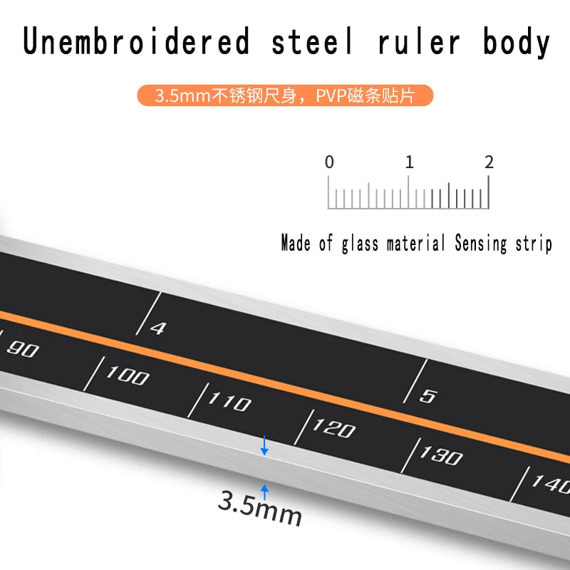 Built-in Bluetooth Digital Caliper for Wireless Transmission Electronic Caliper for Measuring Outer Diameter Inner Diameter 150m