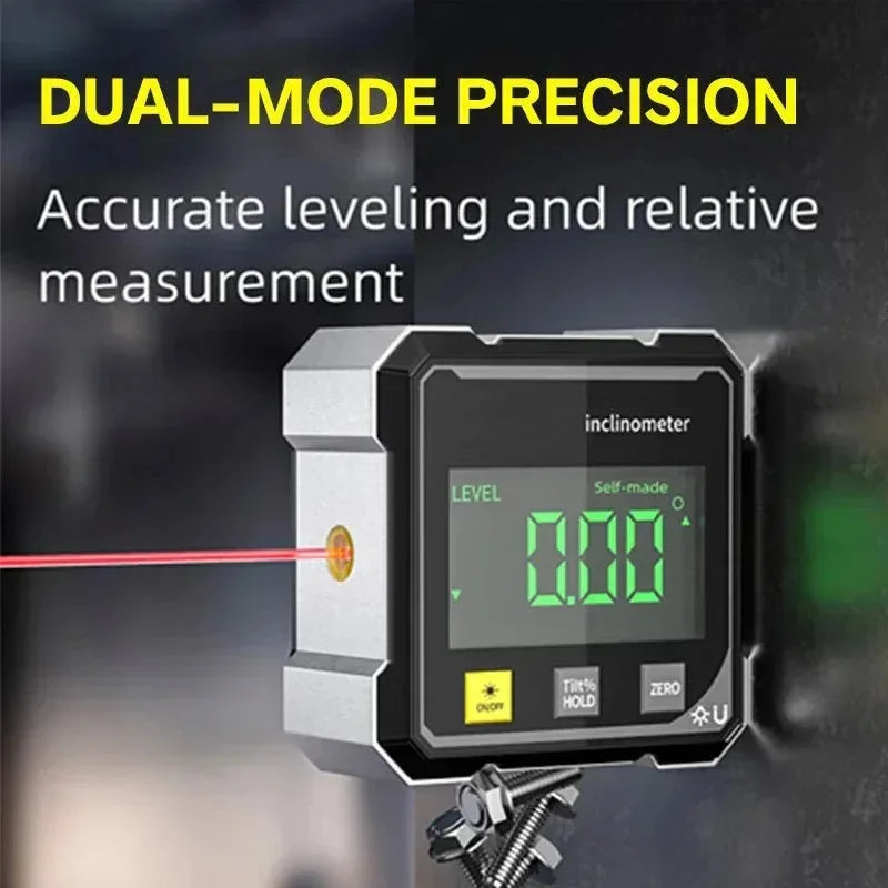 NEW HOT Digital Angle Gauge Magnetic Protractor Inclinometer Level Angle Finder  Angle Cube Level Box with Magnes