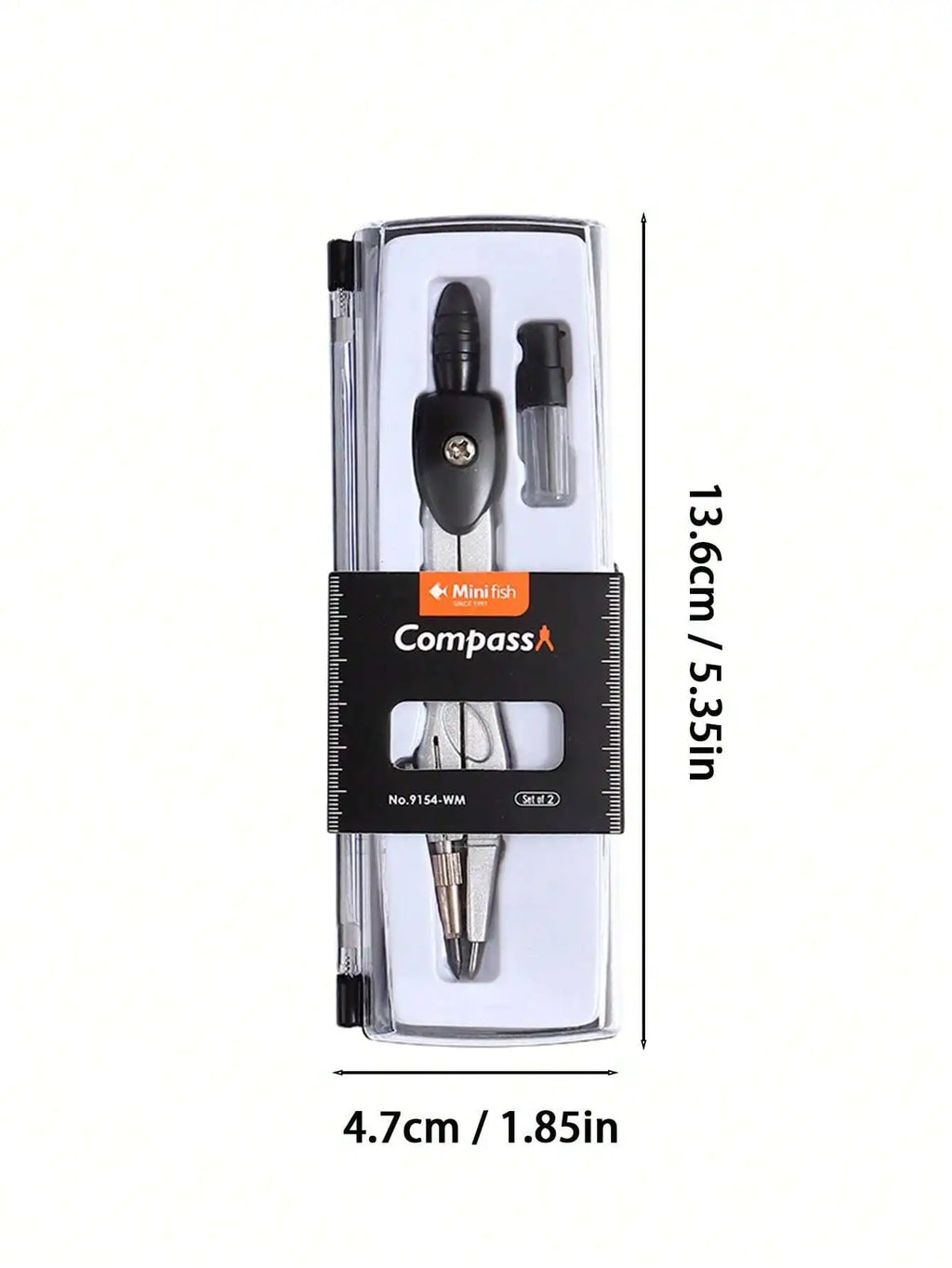 Precision Compasses with Replaceable Tips  Student Drawing and Mapping Tool Set  Suitable for Both Examination and Office Use