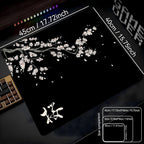 Japan Cherry Blossom 22X18 40X45 Game Small Mousepad Computer Sakura Desk Mat Table Keyboard Pad Laptop Cushion Non-slip Deskpad