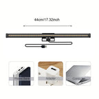 Wiscolor Computer Monitor LED Screen Hanging Light Bar Remote Control Stepless Dimming Eyescare USB Lightbar Reading Desk Lamp