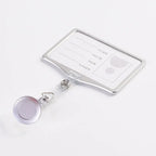 Aluminum Alloy Card Cover Case Women Men Work Name Bank ID Card Holders Business Badge Case Credit Card Badge Case Bag Pouch