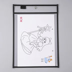 File Set Hanging Set Storage Bag Pet Transparent Dry Erase Bag Document Holder Clear Plastic Organizer Pouch