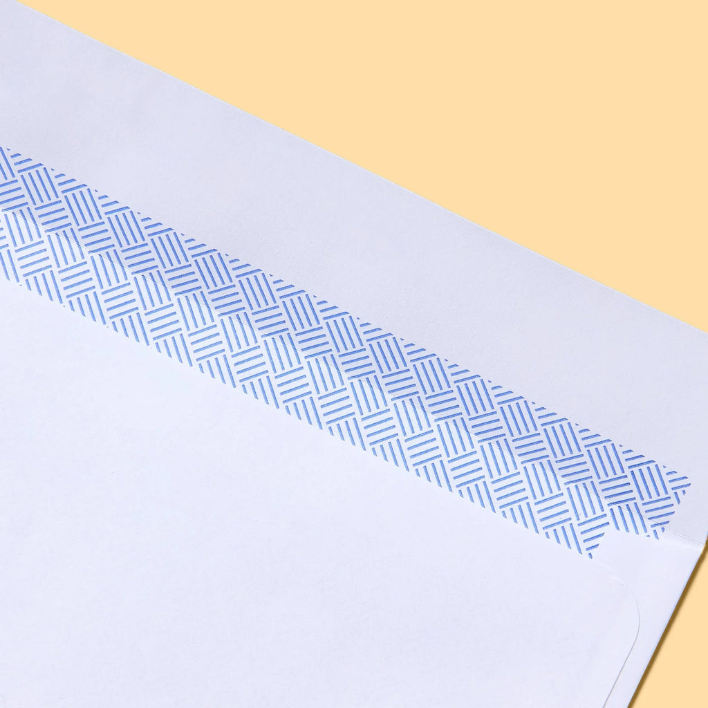 125ct White Gummed Flap Security Envelopes 4 By 9.5 Inch, Privacy Tint For Mailing Bills And Documents
