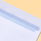 125ct White Gummed Flap Security Envelopes 4 By 9.5 Inch, Privacy Tint For Mailing Bills And Documents