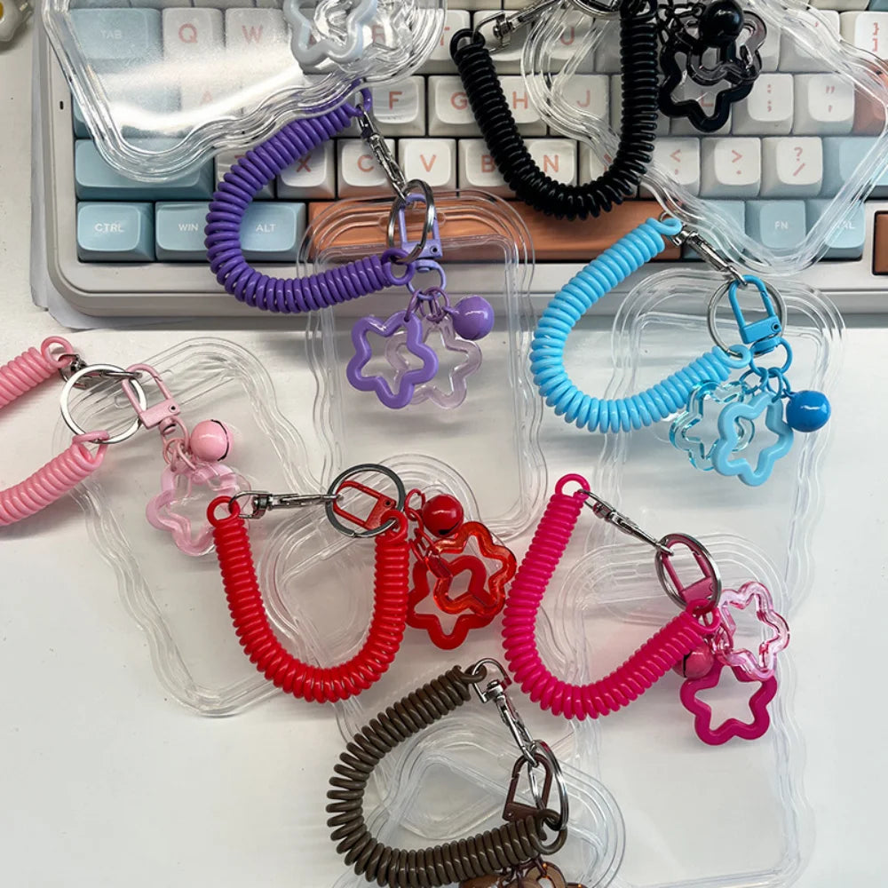 Kpop Photocard Holder Photo Display Holder With Star Keychain Idol Picture Protector Sleeves Credit ID Cards Protective Case
