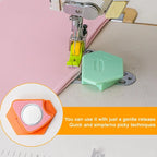 Sewing Magnetic Seam Guide Multifunctional Ruler Hemmer Universal Polygonal Anti-Curling Positioner Sewing Machine Accessories