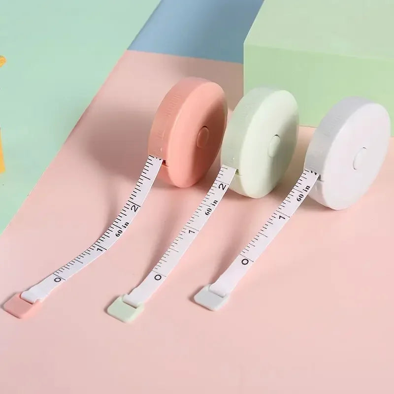 Retractable Soft Tape Measure Double-sided Measurement Ruler Portable Body Flexible Ruler for Weight Loss Medical Measurement