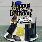 Police Party Plates Napkins Police Birthday Party Tableware Set Police Officer Car Party Decorations Favors Police Theme Party