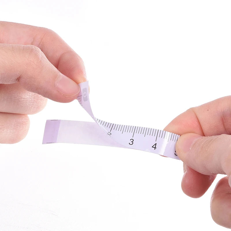 10pcs Self Adhesive Tape Measure 10/20/30/40/50cm Left to Right Measuring Tape Sticky Read Workbench Ruler Woodworking Tools