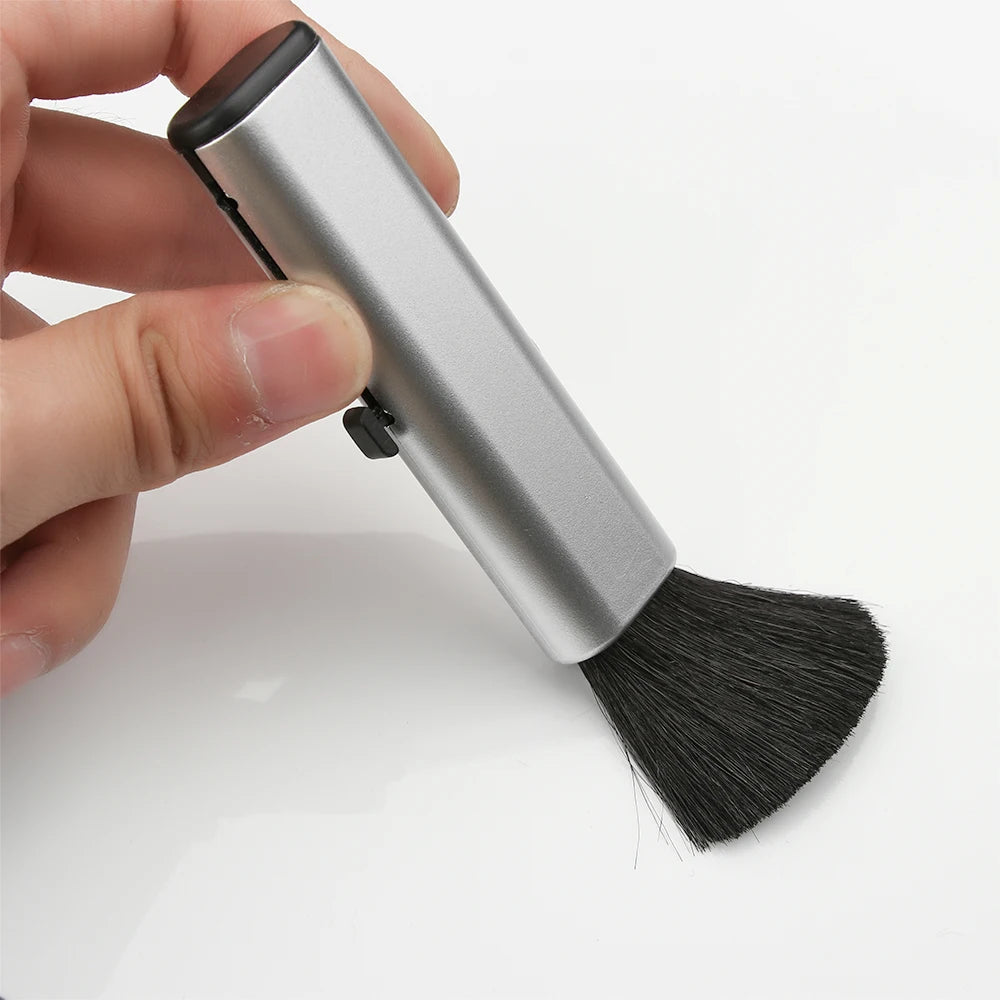 1PC Retractable Computer Cleaning Brush Car Cleaning Brush Air Conditioner Telescopic Keyboard Plastic Handle Wool Small Brush