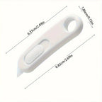 Portable Mini Ceramic Utility Knife Safe Blades Box Packaging Opener Cutting Tools With Keychain Hang Hole With Magnetic Suction