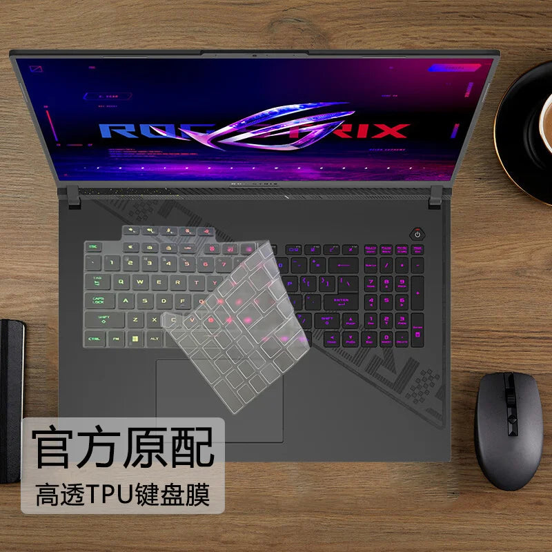 For Asus ROG Strix SCAR 18 G834 G834JY G834JZ G834J / Asus ROG Strix G18 G814 G814JI G814JZ 18 inch Laptop Keyboard Cover  Skin
