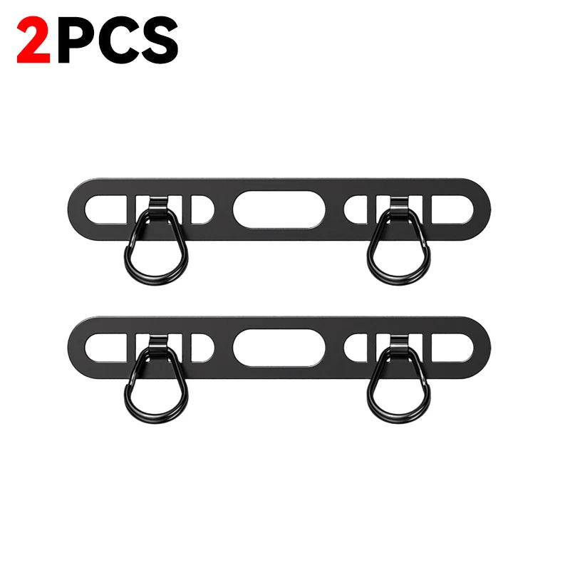 1/2/3Pcs Metal Phone Lanyard Side Hanging Patch For iPhone Stainless Steel Clip Double Buckle Phone Straps Gasket Connect Piece