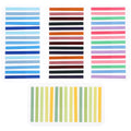 4Set Reading Tabs Ultra-Thin Repositionable Index Tabs Writable Colored Book Flags for Study Notes File Classification