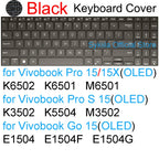Keyboard Cover for ASUS Vivobook 15 Pro 15X OLED GO S S15 N6506 S5507 S5506 M5506 X1505 M1505 K3504 Silicone Protector Skin Case