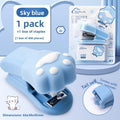 Creative Portable Mini Stapler Set Cute Small Stapler For Students Office Use Handheld Binding Machine With Accessories