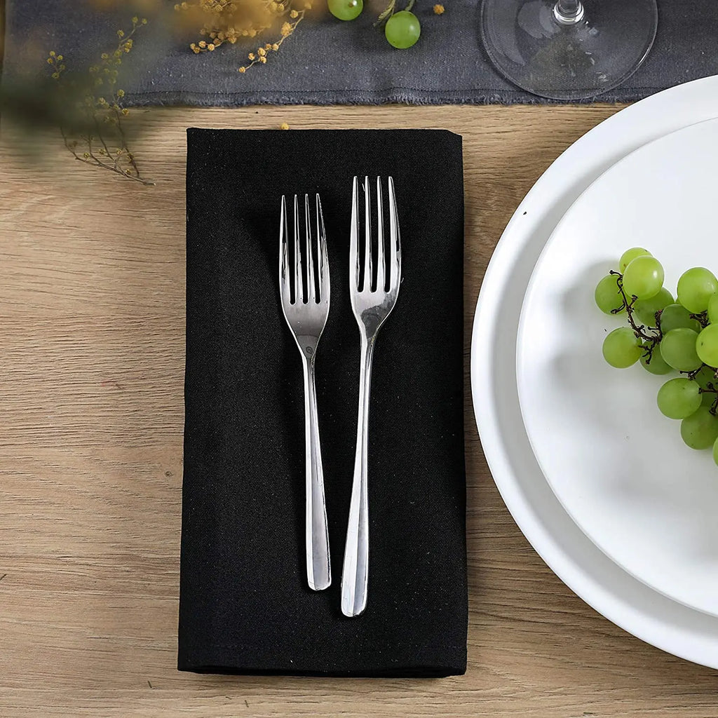 Plain Colour Napkins Durable Polyester Thicken Placemat Reusable for Kitchen Dining  Wedding Decoration