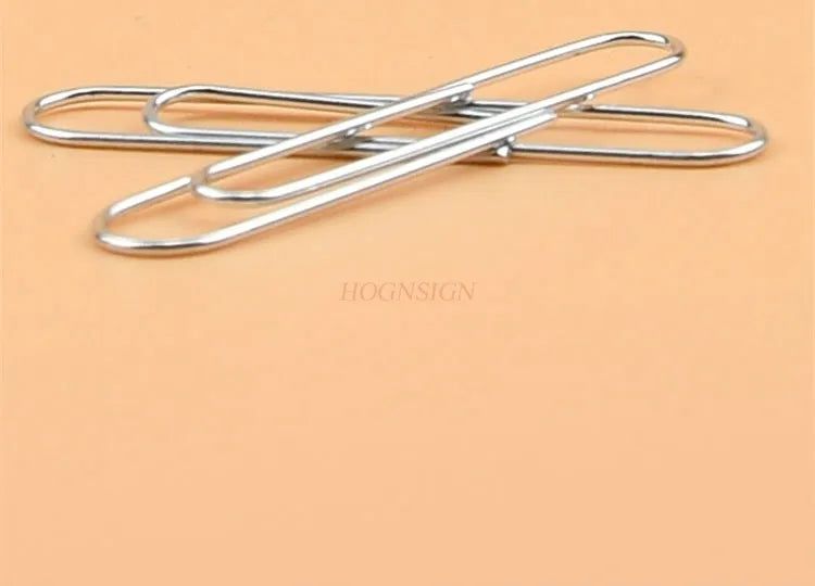 80pcs stationery clips Paper clip box large paper clip paper clip paper clip 50MM thick stationery clip