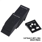 50pcs/pack 3.5x3cm Jewelry Earrings Packaging Display Card Earring Ear Studs Price Tag Earring Post Holder for Jewelry Findings