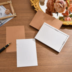 Blank Thick Printable Cardstock DIY Hand Drawn Postcards Greeting Cards for Wedding Invitation Thank You Word Host Cue Cards