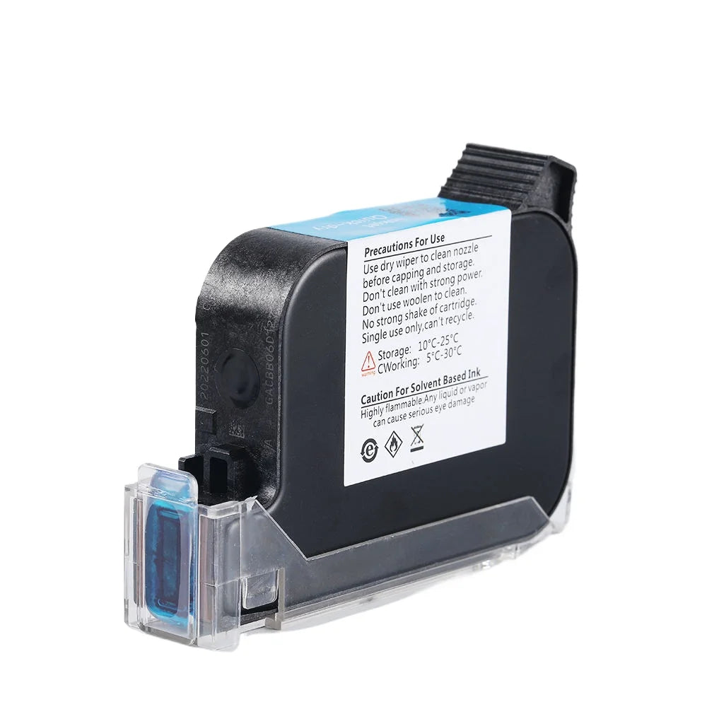 2588 2588+ 2588M 42ML Quick Dry Ink Cartridge 12.7mm Print Height for Handheld Inkjet Printer Compatible Replacement