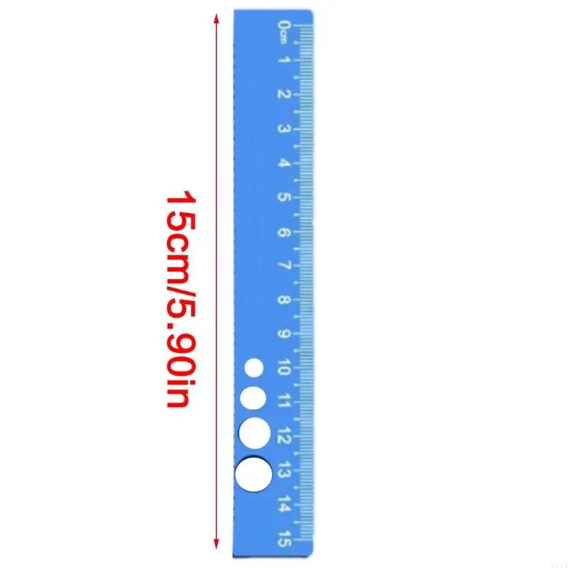4Pcs/Set Student Math Drafting Tool Aluminum Alloy Straightedge 45° 60° Triangular Ruler Protractor for Office School Supply