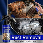 Automotive Car Rust Remover Spray Clean Metal Iron Quickly Auto Exhaust Pipe Rust Derusting Spray Stain Removal Agent