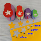 49mm 37mm 2.5cm 1.6cm Sakura Petal Craft Hole Punch Scrapbooking School Paper Puncher EVA Cutting Tool Child DIY Cutter